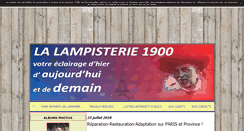 Desktop Screenshot of lampisterie1900.com