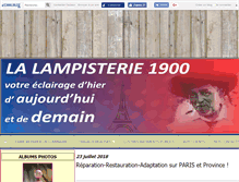 Tablet Screenshot of lampisterie1900.com